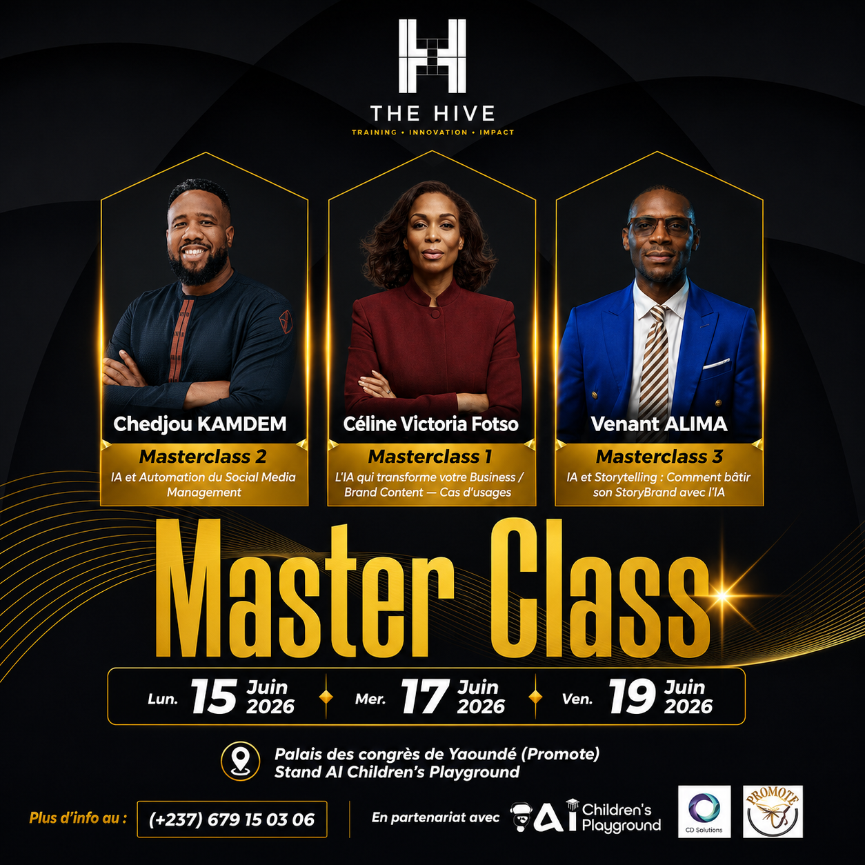 Flyer Masterclasses — The Hive