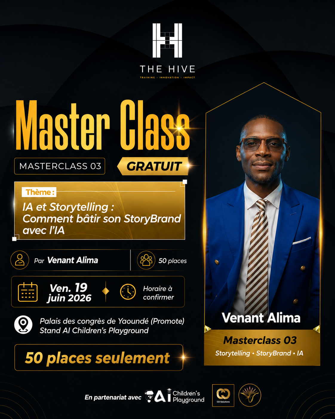 Flyer Masterclass 03 — Venant Alima